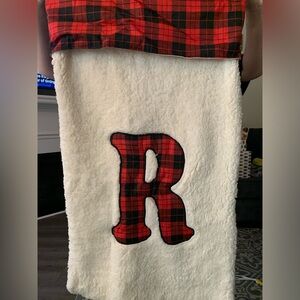 Giant Santa bag- letter R